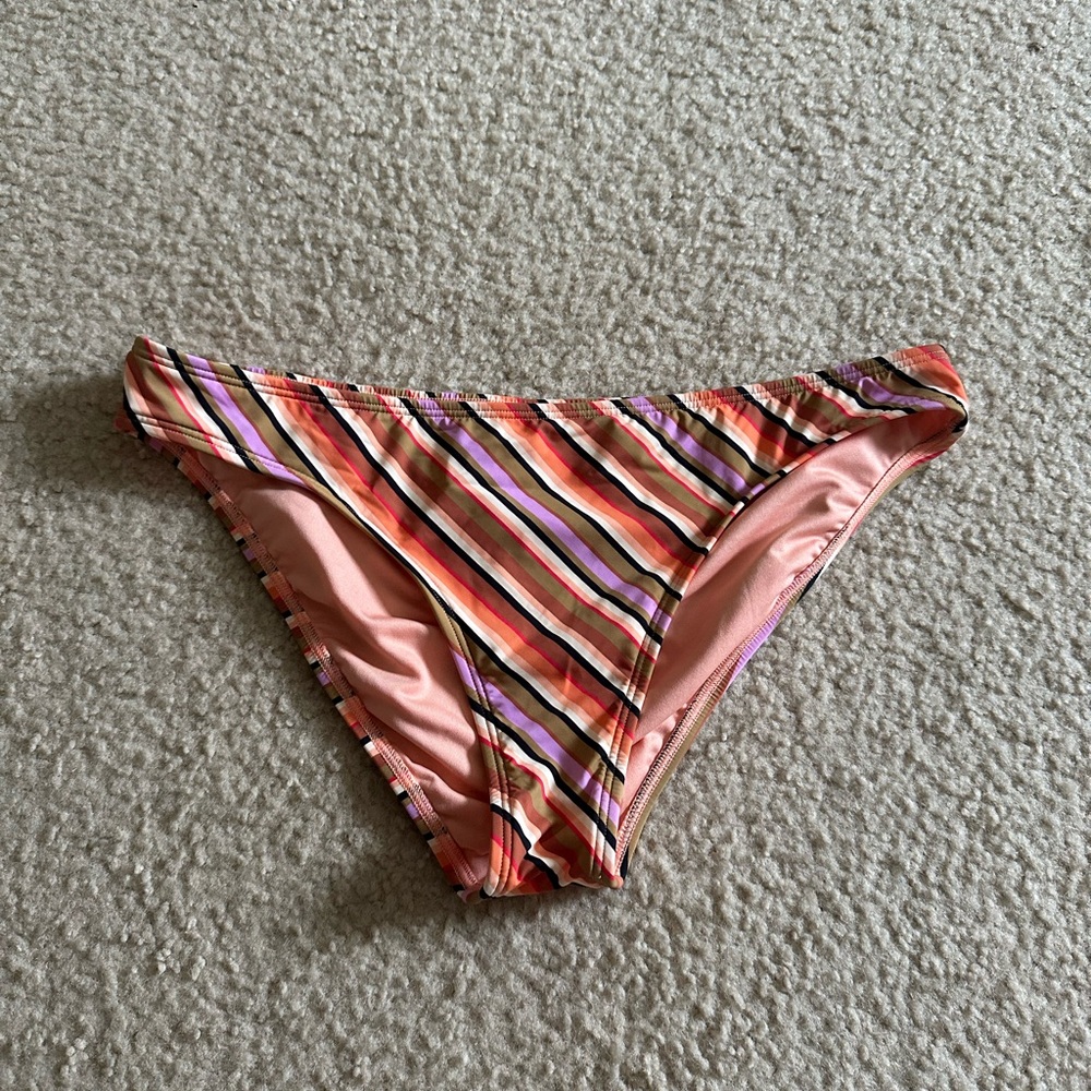 NWOT Billabong Striped Bikini Bottom {Large}